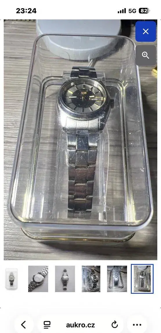 vintage automatické hodinky Seiko 5 (kalibr 4206-0330)