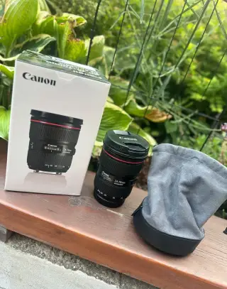 Canon EF 24-70 2.8 II - komplet balení