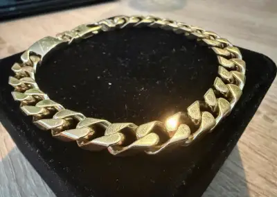 Zlatý masivní náramek 48,66g 585/1000