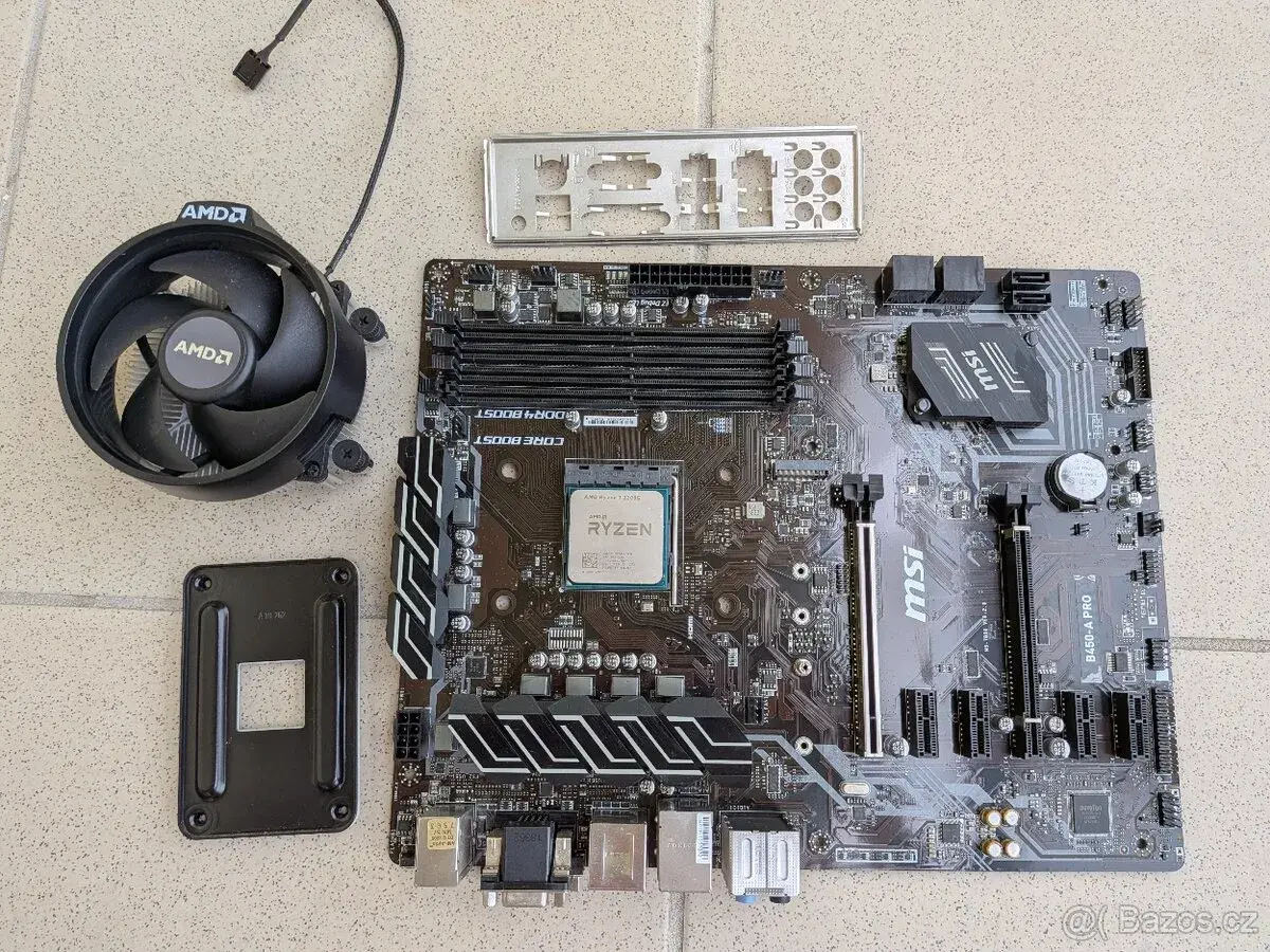 MSI B450-A PRO s CPU AMD Ryzen 3 2200G 3,5GHz (bez RAM)