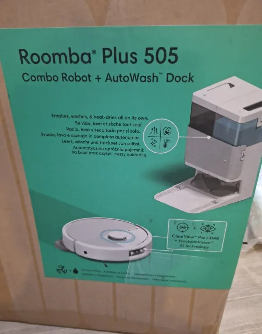 iRobot Roomba Plus 505 Combo s dokovací stanicí AutoWash
