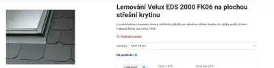 Lemování Velux EDS 2000 FK06