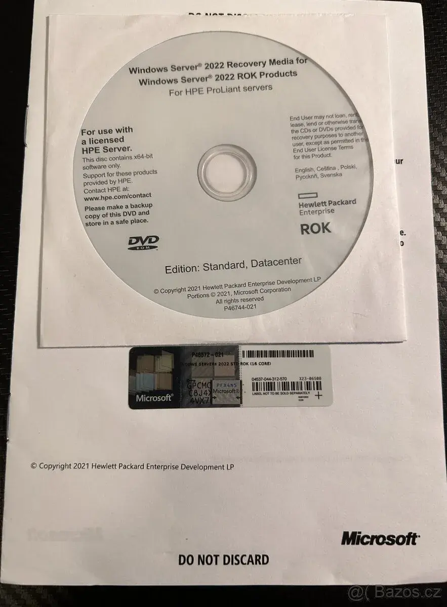 Microsoft Windows Server 2022 Standard - HPE