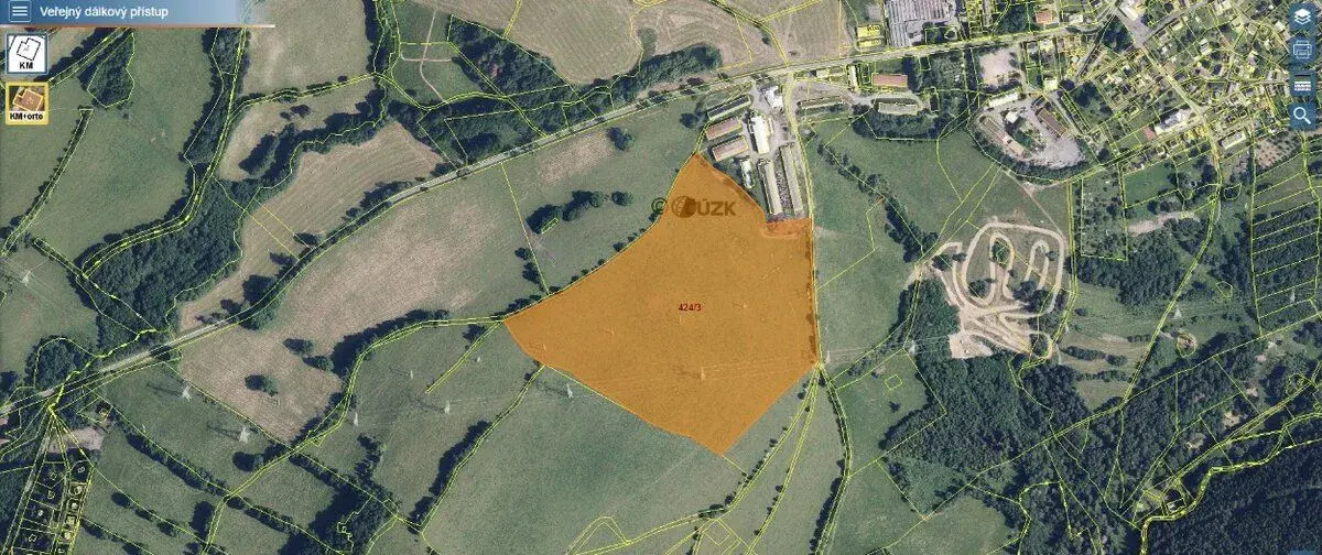 Prodej souboru pozemků 123 708 m²_Horní Město, okr. Bruntál