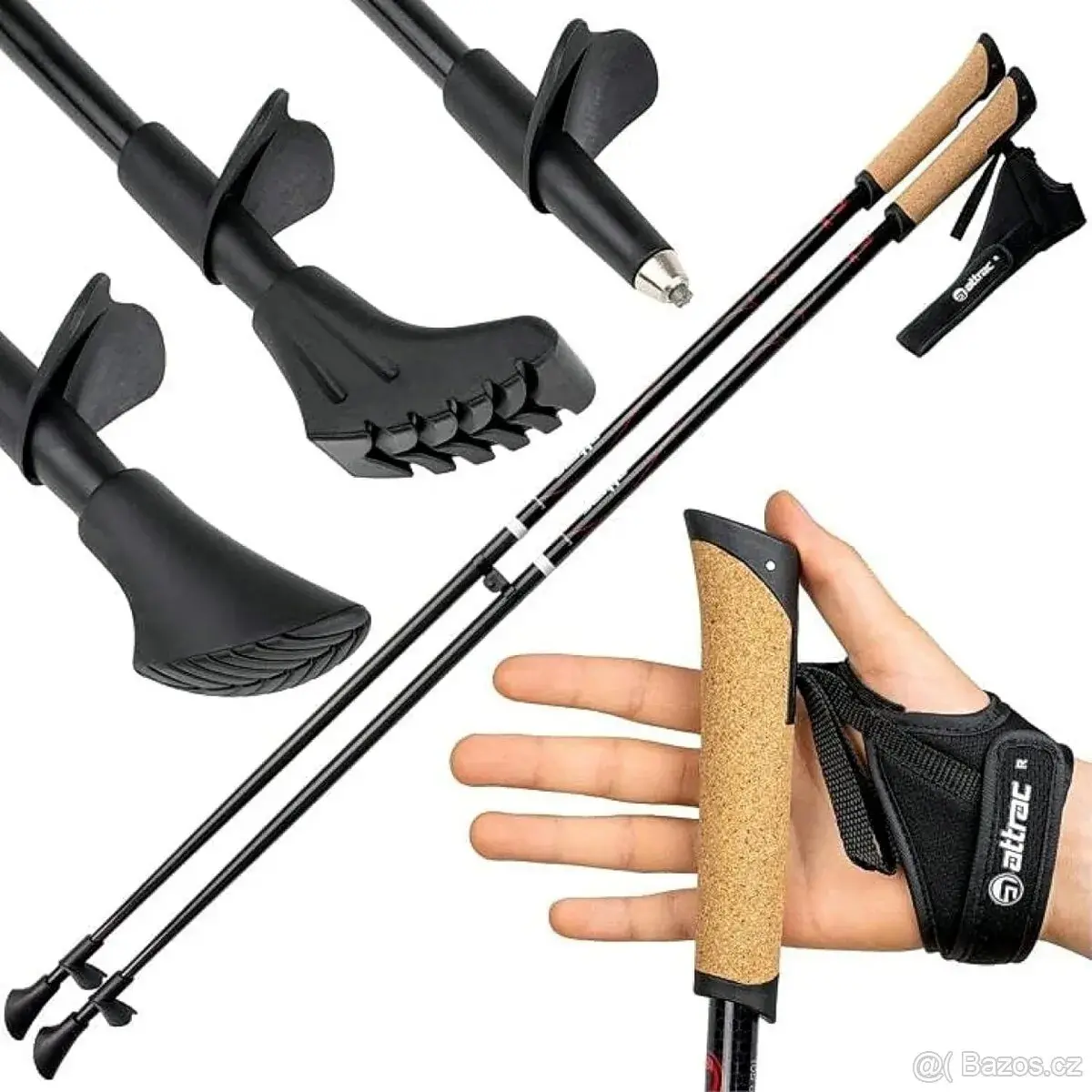 Trekingové hole Attrac Carbon Ultra Light 120 cm