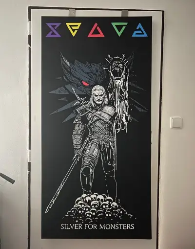 Obraz Zaklínač Geralt 140x70cm