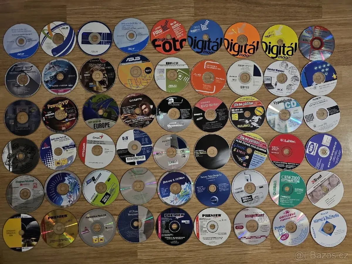 PC programy na CD / DVD