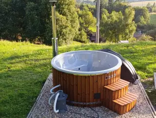 Koupací sud kulatý Termodřevo (hydro, aero)