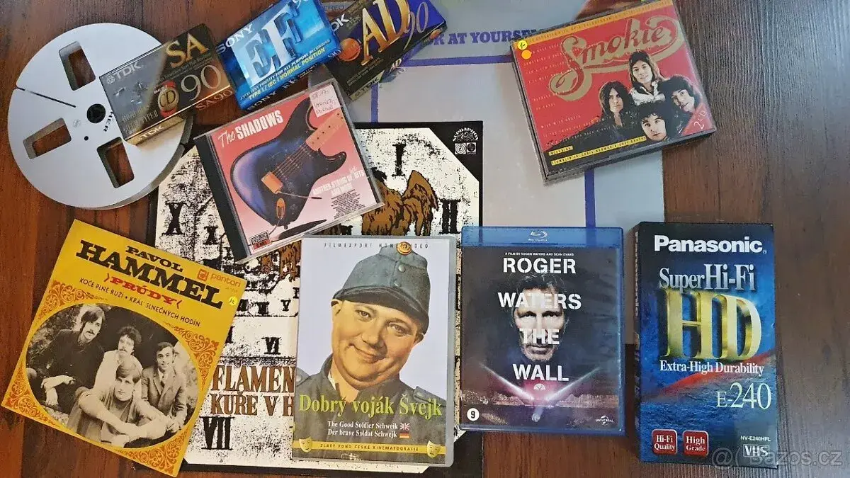 LP, CD a jiné nosiče