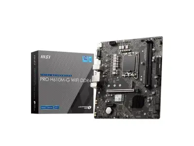 MSI MB Sc LGA1700 PRO H610M-G WIFI DDR4, Intel H610, 2xDDR4