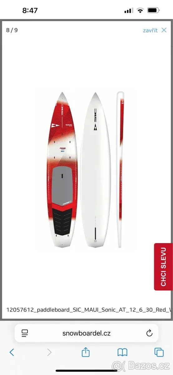 paddleboard SIC MAUI Sonic AT 12'6''x30''