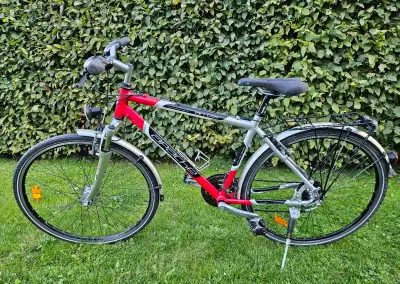 Pánské krosové hliníkové kolo APACHE, rám M, LED osvětlení