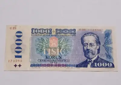 Bankovka 1000 Kč 1985