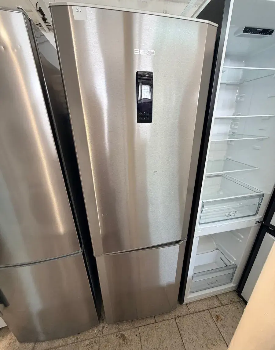 BEKO – kombinovaná lednice s mrazákem, nerez