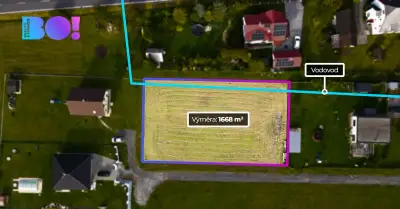 Prodej stavebního pozemku 1668 m², Ropice