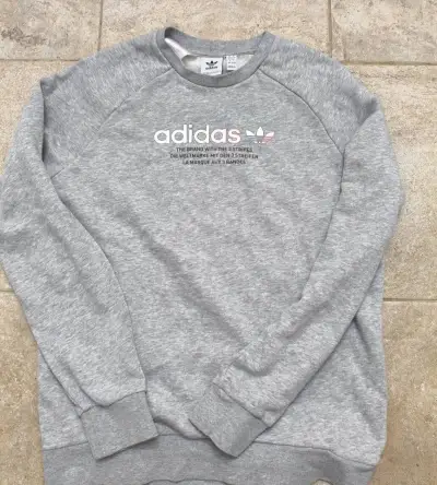 Adidas mikina šedá