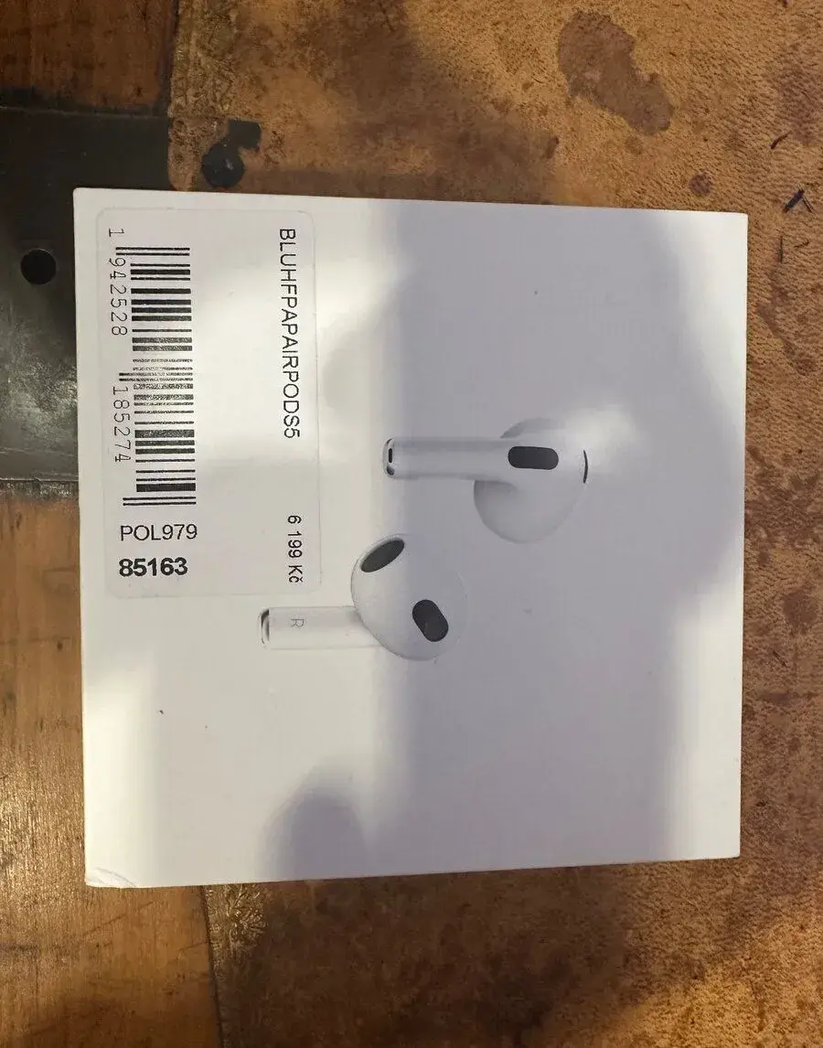 Nové, nerozbalené Apple AirPods 3. generace s MageSafe pouzd