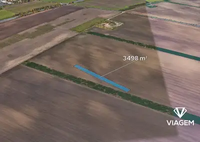 Les 3 498 m², Podíl 13 % o výměře 437 m²