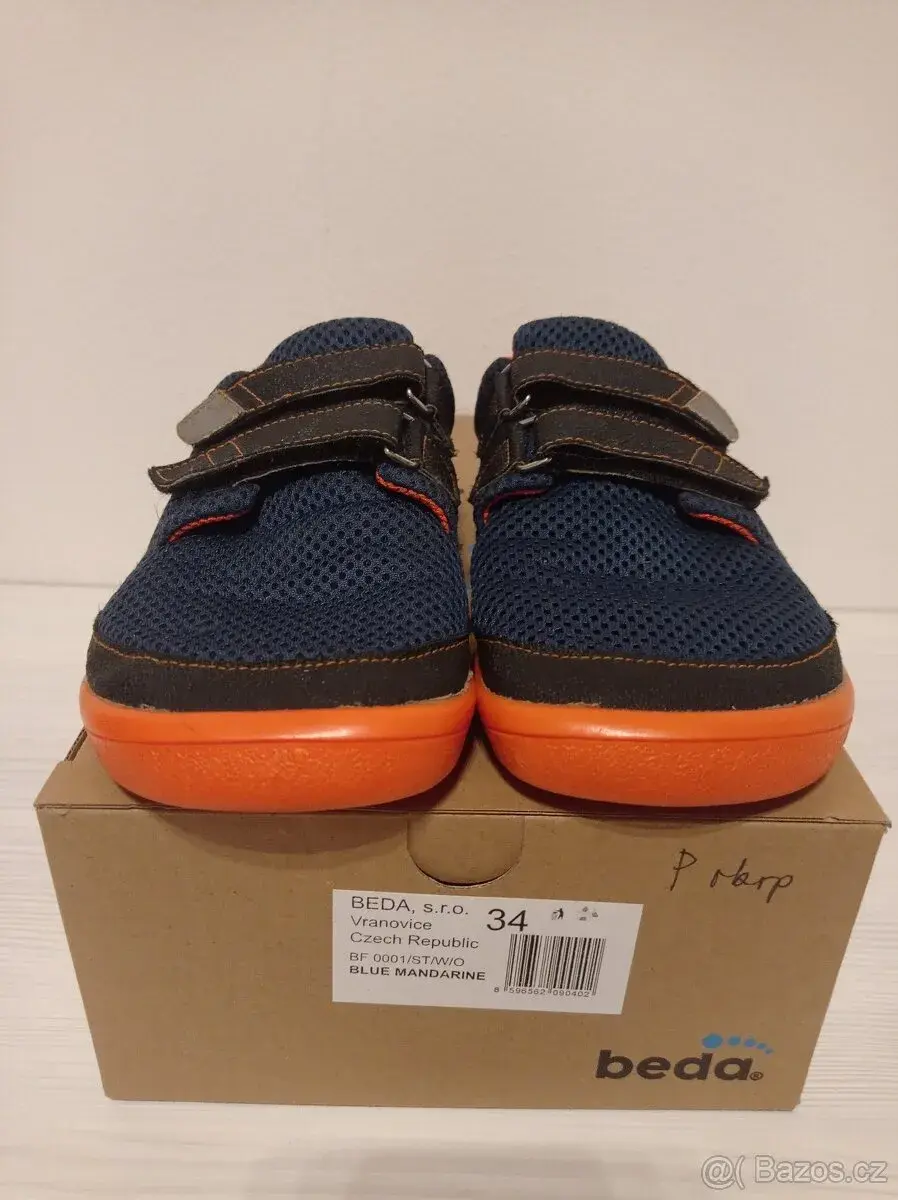 Dětské barefoot tenisky BEDA, vel. 34