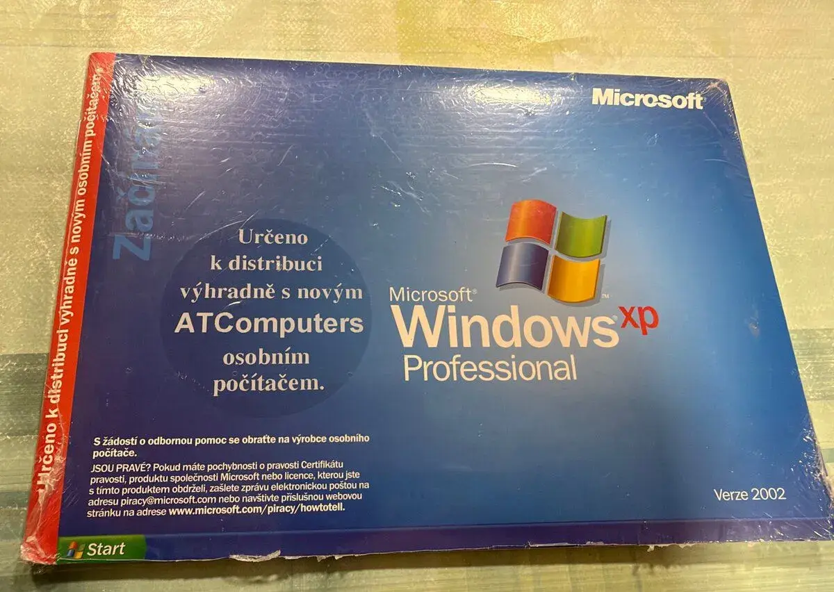 Microsoft Windows XP Professional CZ – originální OEM balení