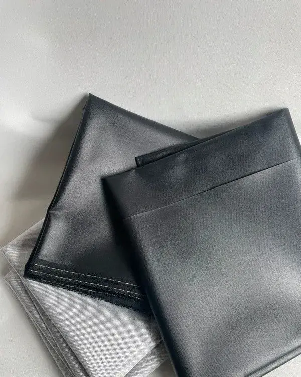 Mix technických látek se zátěrem, Cordura, 4 ks, černé