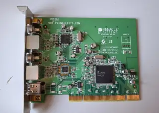 Retro PCI video karta Pinnacle Systems (Bendino)
