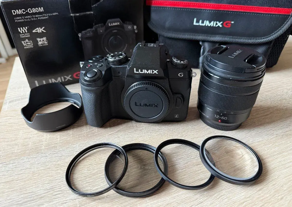 Bezzrcadlovka Panasonic Lumix G80M + příslušentsví