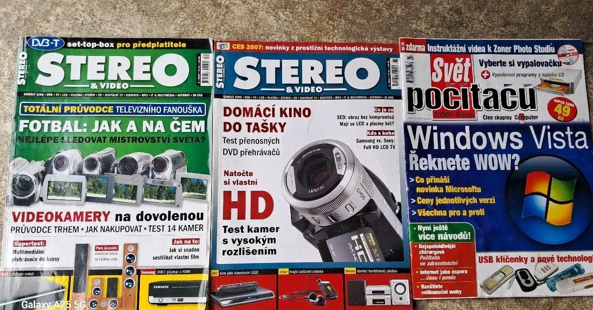 Stereo a video časopisy