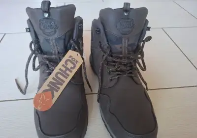 Nové kotníkové boty Fox Chunk Khaki/Camo – vel. 42 (UK 8)