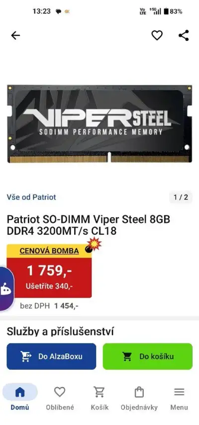 16gb(2x8) DDR4 so-dimm 3200mhz CL18
