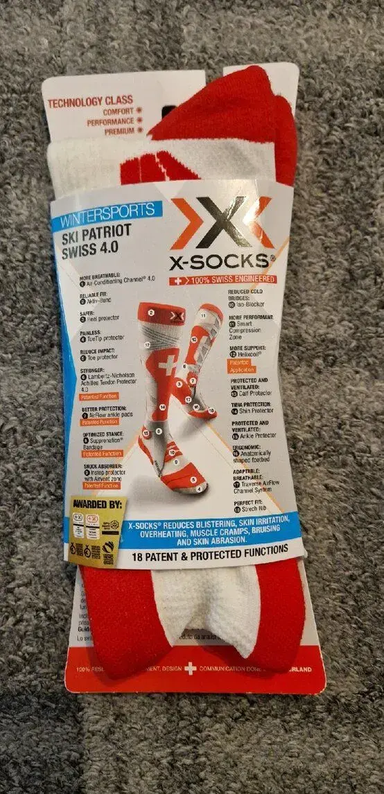 Lyžařské ponožky X-SOCKS Švýcarský tým