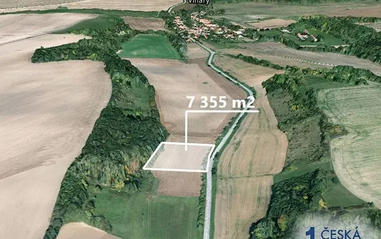 Pole 7 355 m², Podíl 10 % o výměře 736 m²