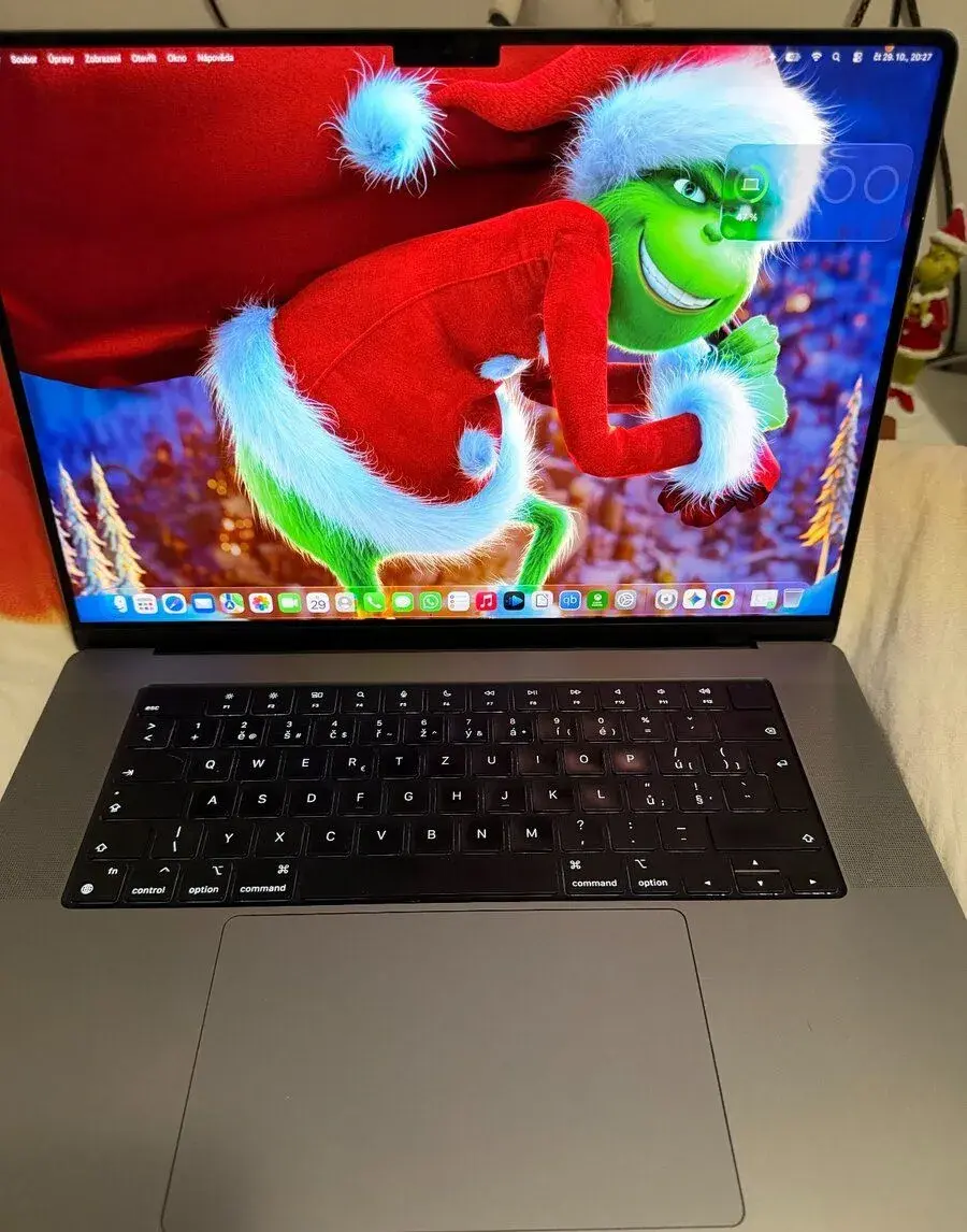 MacBook 16 M1 Pro 16/512GB Baterie 98%