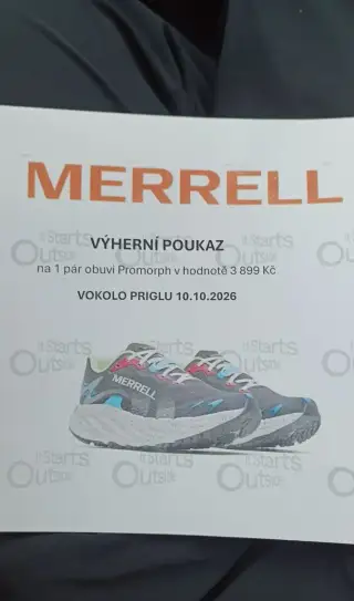 Poukaz na boty Merrell Promorph