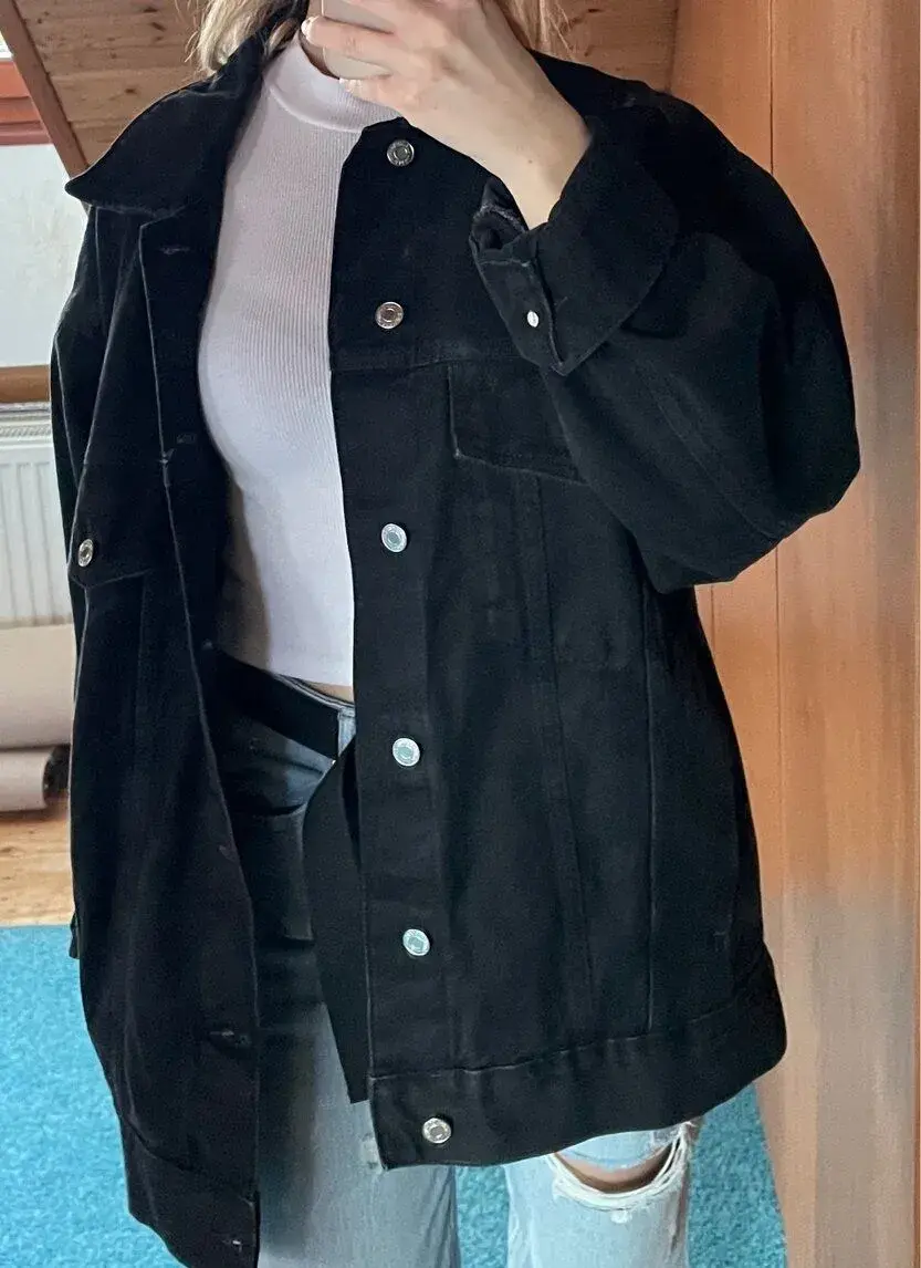 Džínová bunda (oversize)