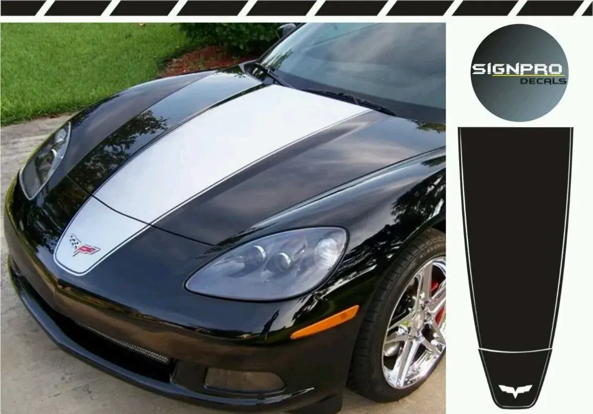 Corvette C6 - Folie/samolepka na kapotu