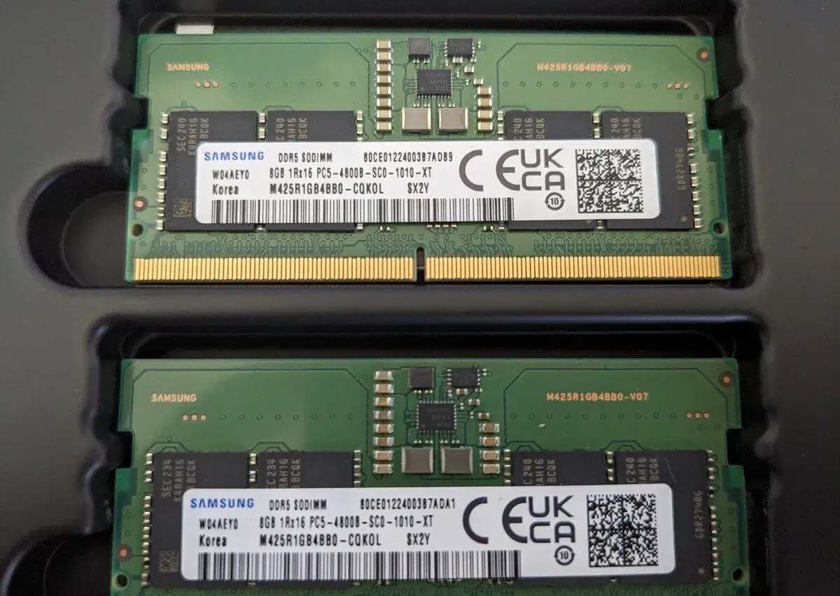 RAM Samsung 16GB KIT (2x8GB) DDR5 4800MHz SO-DIMM