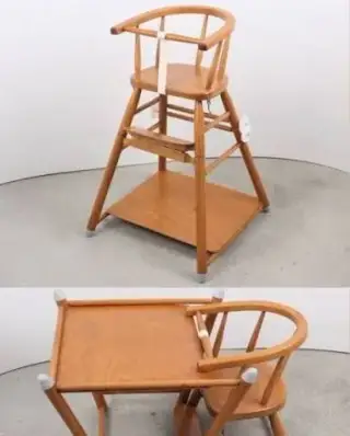 Retro jídelní židlička