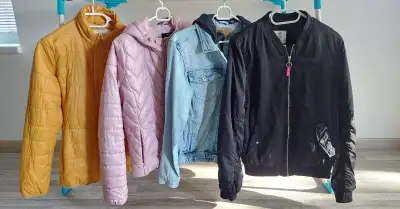 Dívčí/dámské bundy vel. 164, XS, 36, 38