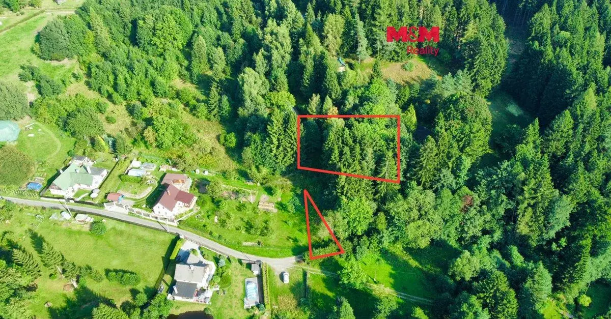 Prodej zahrady s projektem na zahradní domek, 594 m², Borová