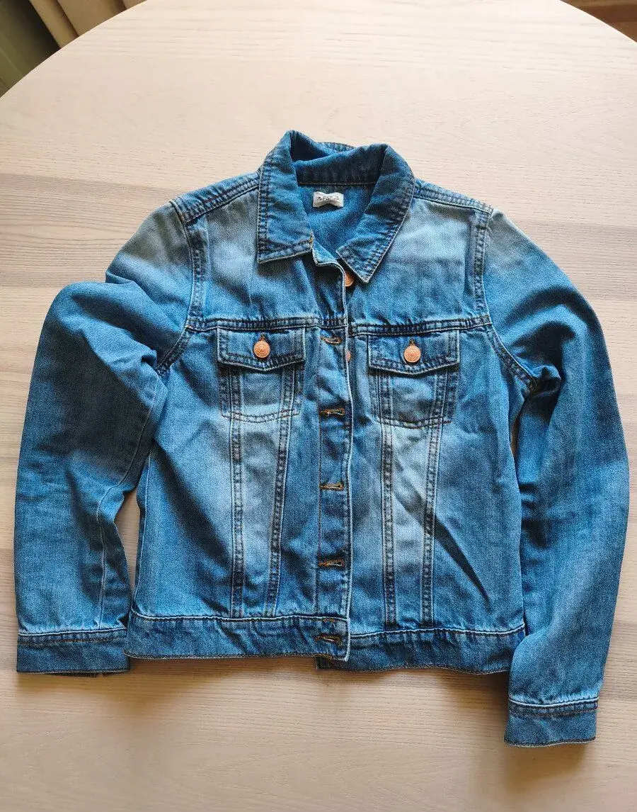 Riflová jeans bunda F&F na věk 11-12 let