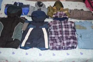 104 110 oblečení zimní lyžařská bunda oteplováky