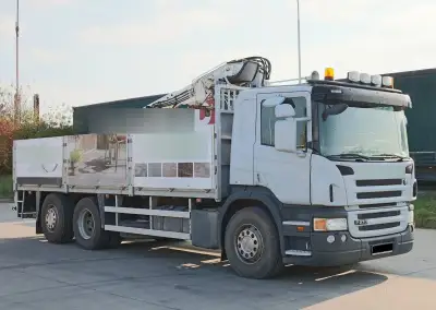 Scania P 270, 6x2, 26 TUN, ODJÍMATELNÉ HLINÍKOVÉ BOČNICE, HY