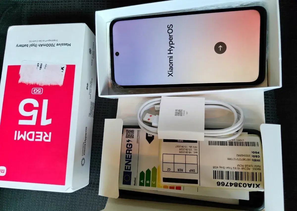 Xiaomi Redmi 15 5G 4GB/128 GB Titan Grey