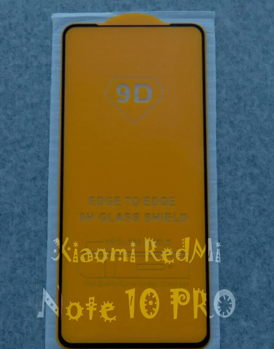 9D tvrzené sklo Xiaomi RedMi Note 10 / 10S / 10 Pro