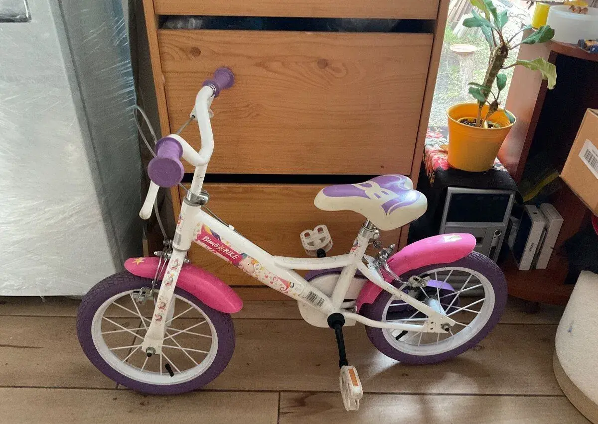 Dívčí kolo- Bimbo bike- design jednorožec-vel.14