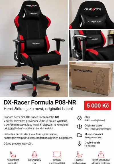 Herní židle DXRACER Formula