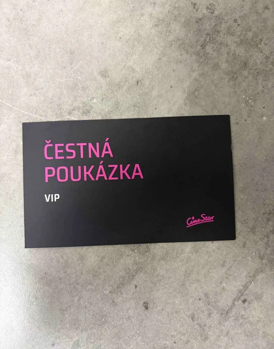 CineStar: VIP poukázka