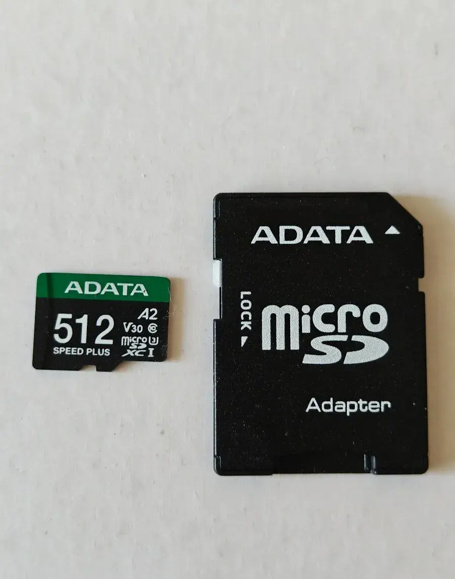 Paměťová karta ADATA MicroSDXC 512GB Speed Plus + SD adaptér