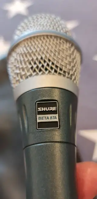 Shure beta 87a kondenzátorový mikrofon